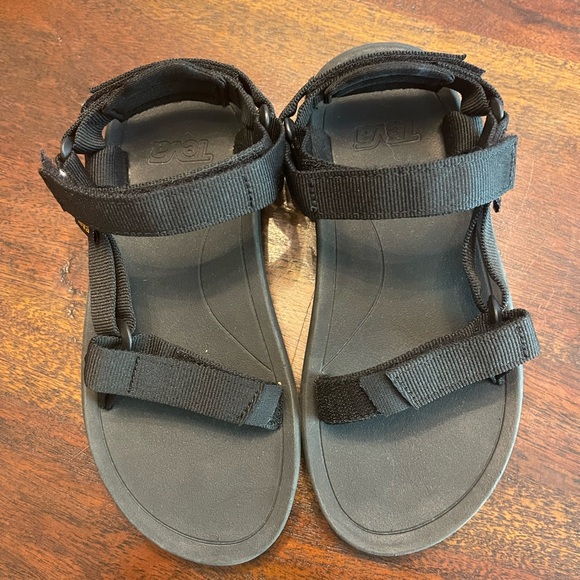 Teva Black Hiking Sandal Outdoor Boy Size 2 - Picture 2 of 8